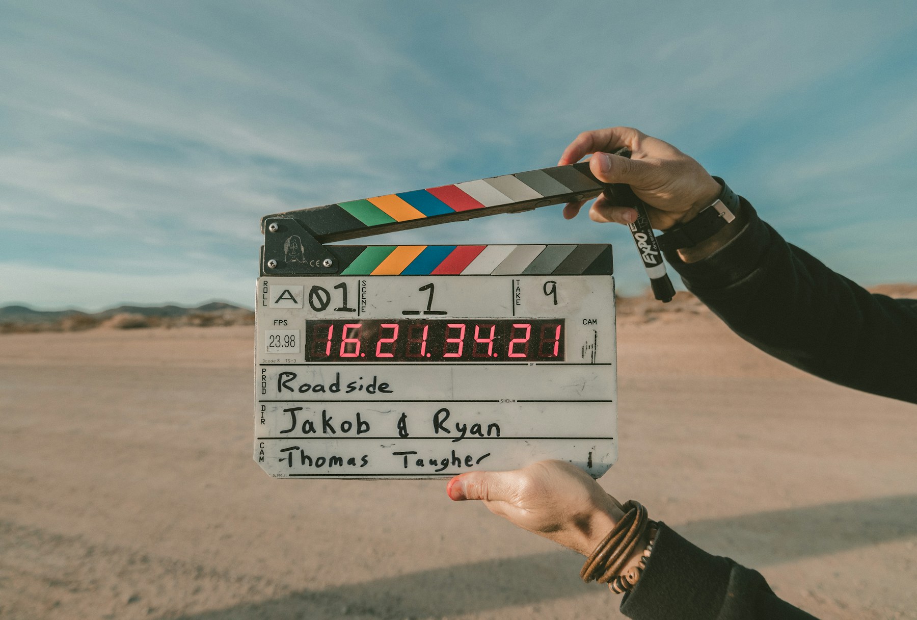 Film production scene